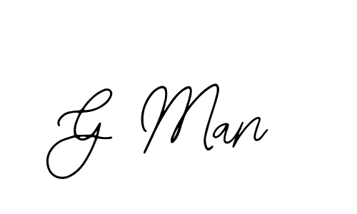 You should practise on your own different ways (Bearetta-2O07w) to write your name (G Man) in signature. don't let someone else do it for you. G Man signature style 12 images and pictures png