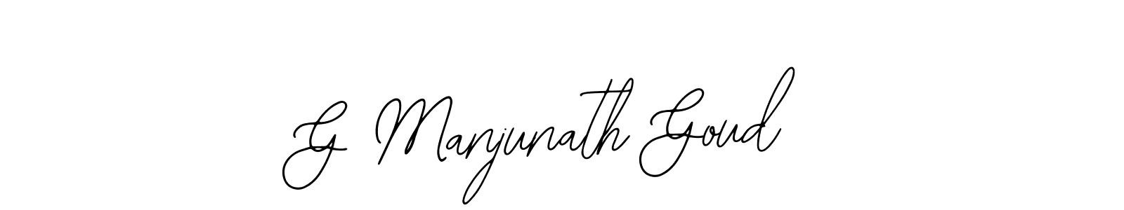 Also we have G Manjunath Goud name is the best signature style. Create professional handwritten signature collection using Bearetta-2O07w autograph style. G Manjunath Goud signature style 12 images and pictures png