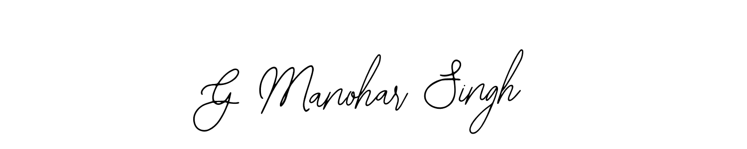 Make a beautiful signature design for name G Manohar Singh. Use this online signature maker to create a handwritten signature for free. G Manohar Singh signature style 12 images and pictures png