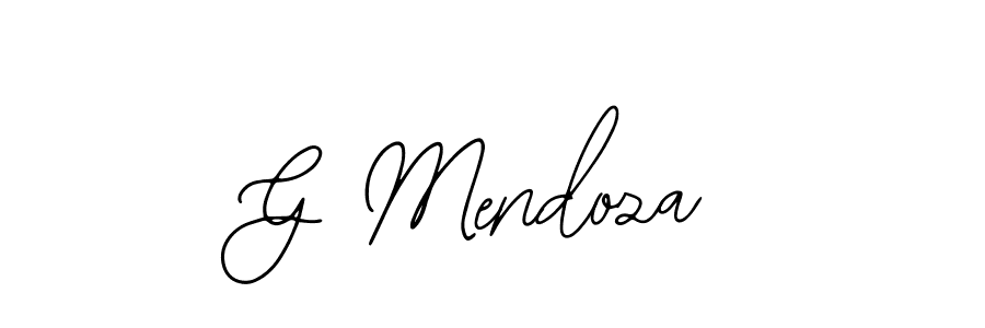 How to Draw G Mendoza signature style? Bearetta-2O07w is a latest design signature styles for name G Mendoza. G Mendoza signature style 12 images and pictures png
