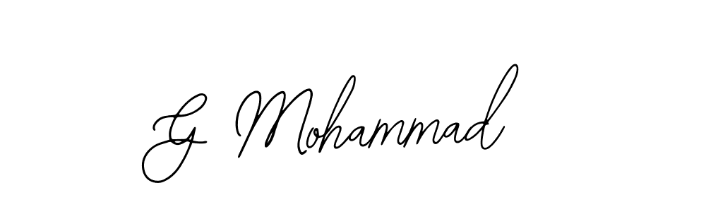 Bearetta-2O07w is a professional signature style that is perfect for those who want to add a touch of class to their signature. It is also a great choice for those who want to make their signature more unique. Get G Mohammad name to fancy signature for free. G Mohammad signature style 12 images and pictures png