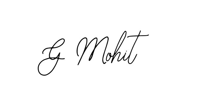 if you are searching for the best signature style for your name G Mohit. so please give up your signature search. here we have designed multiple signature styles  using Bearetta-2O07w. G Mohit signature style 12 images and pictures png