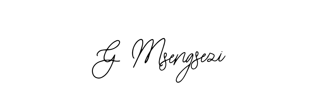 Design your own signature with our free online signature maker. With this signature software, you can create a handwritten (Bearetta-2O07w) signature for name G Msengsezi. G Msengsezi signature style 12 images and pictures png