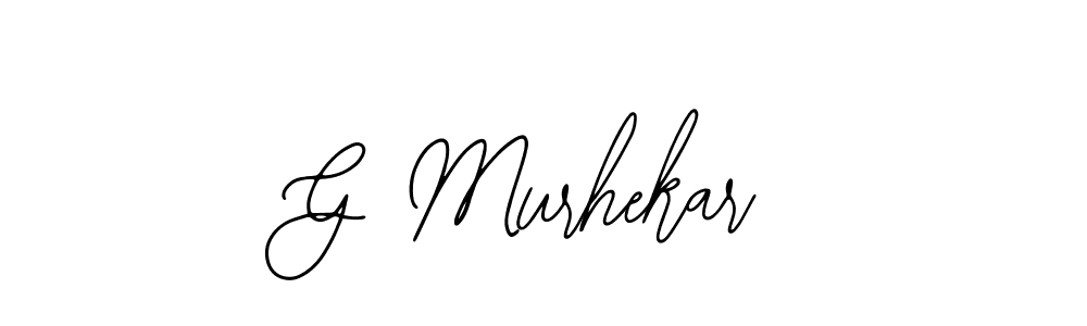 Create a beautiful signature design for name G Murhekar. With this signature (Bearetta-2O07w) fonts, you can make a handwritten signature for free. G Murhekar signature style 12 images and pictures png