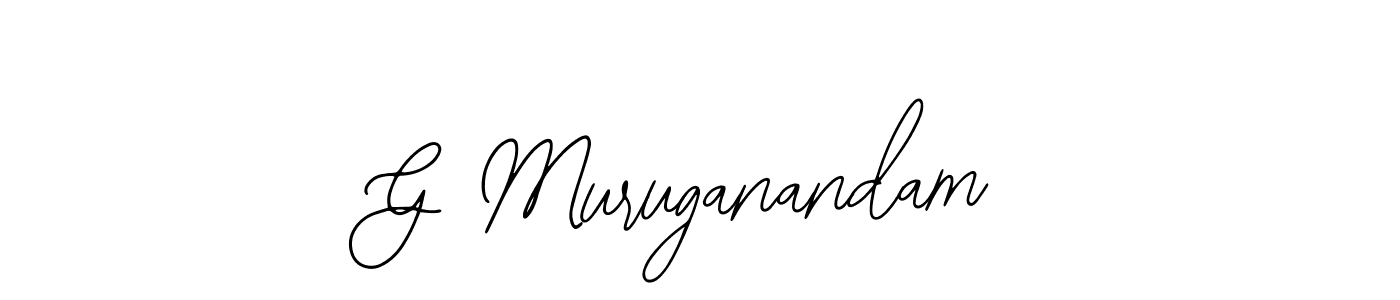 if you are searching for the best signature style for your name G Muruganandam. so please give up your signature search. here we have designed multiple signature styles  using Bearetta-2O07w. G Muruganandam signature style 12 images and pictures png