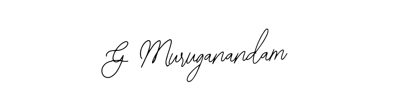 Make a beautiful signature design for name G Muruganandam. With this signature (Bearetta-2O07w) style, you can create a handwritten signature for free. G Muruganandam signature style 12 images and pictures png