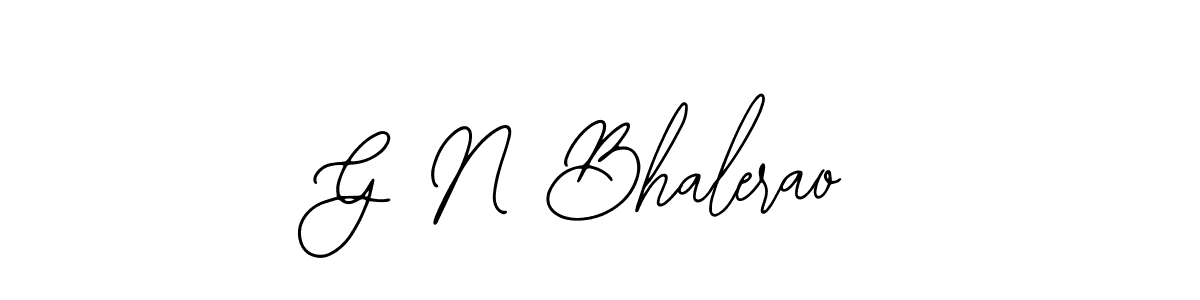 How to make G N Bhalerao signature? Bearetta-2O07w is a professional autograph style. Create handwritten signature for G N Bhalerao name. G N Bhalerao signature style 12 images and pictures png