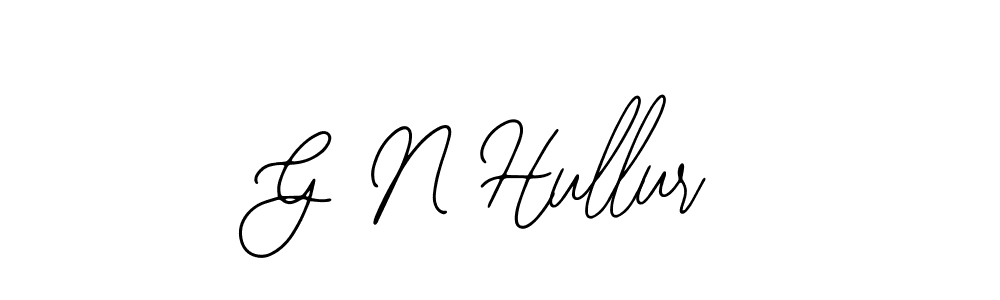 Similarly Bearetta-2O07w is the best handwritten signature design. Signature creator online .You can use it as an online autograph creator for name G N Hullur. G N Hullur signature style 12 images and pictures png