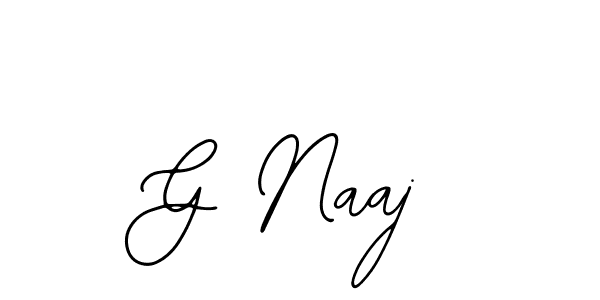 G Naaj stylish signature style. Best Handwritten Sign (Bearetta-2O07w) for my name. Handwritten Signature Collection Ideas for my name G Naaj. G Naaj signature style 12 images and pictures png