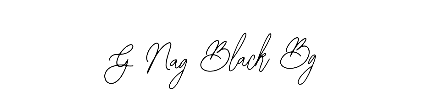 How to Draw G Nag Black Bg signature style? Bearetta-2O07w is a latest design signature styles for name G Nag Black Bg. G Nag Black Bg signature style 12 images and pictures png