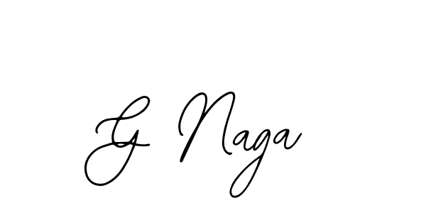 Use a signature maker to create a handwritten signature online. With this signature software, you can design (Bearetta-2O07w) your own signature for name G Naga. G Naga signature style 12 images and pictures png