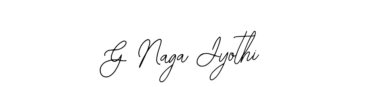 Use a signature maker to create a handwritten signature online. With this signature software, you can design (Bearetta-2O07w) your own signature for name G Naga Jyothi. G Naga Jyothi signature style 12 images and pictures png