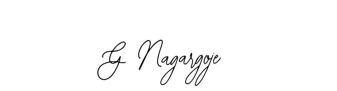 How to make G Nagargoje signature? Bearetta-2O07w is a professional autograph style. Create handwritten signature for G Nagargoje name. G Nagargoje signature style 12 images and pictures png