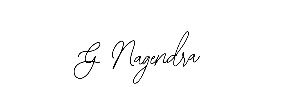 if you are searching for the best signature style for your name G Nagendra. so please give up your signature search. here we have designed multiple signature styles  using Bearetta-2O07w. G Nagendra signature style 12 images and pictures png