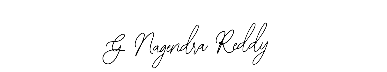 Use a signature maker to create a handwritten signature online. With this signature software, you can design (Bearetta-2O07w) your own signature for name G Nagendra Reddy. G Nagendra Reddy signature style 12 images and pictures png