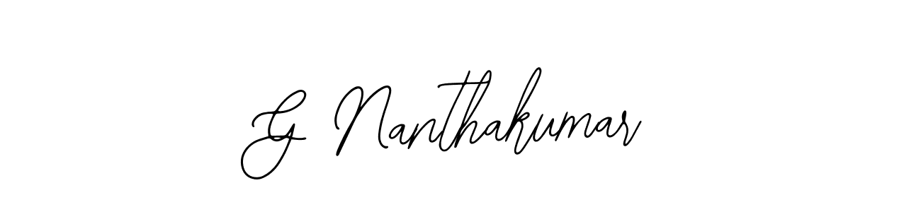You should practise on your own different ways (Bearetta-2O07w) to write your name (G Nanthakumar) in signature. don't let someone else do it for you. G Nanthakumar signature style 12 images and pictures png