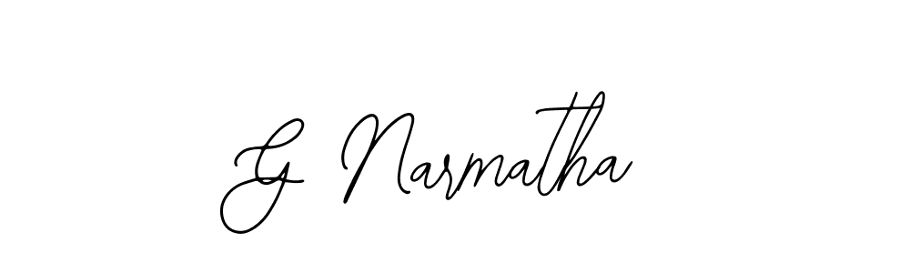 The best way (Bearetta-2O07w) to make a short signature is to pick only two or three words in your name. The name G Narmatha include a total of six letters. For converting this name. G Narmatha signature style 12 images and pictures png