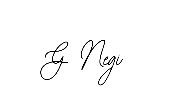 Make a beautiful signature design for name G Negi. With this signature (Bearetta-2O07w) style, you can create a handwritten signature for free. G Negi signature style 12 images and pictures png