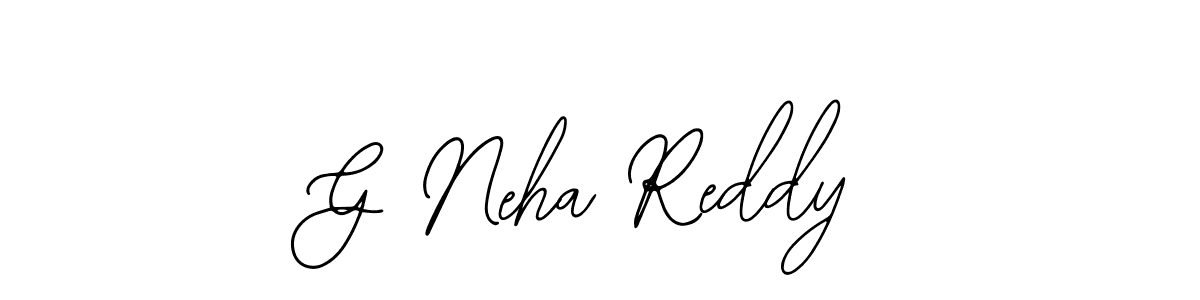 Design your own signature with our free online signature maker. With this signature software, you can create a handwritten (Bearetta-2O07w) signature for name G Neha Reddy. G Neha Reddy signature style 12 images and pictures png