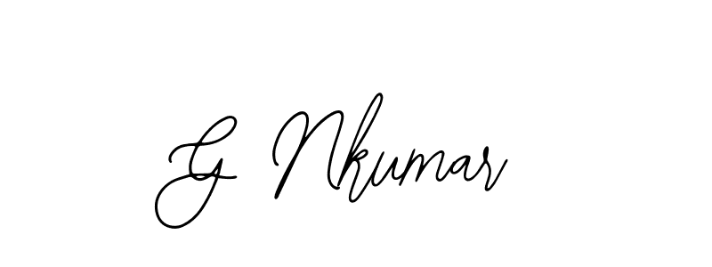 Also we have G Nkumar name is the best signature style. Create professional handwritten signature collection using Bearetta-2O07w autograph style. G Nkumar signature style 12 images and pictures png