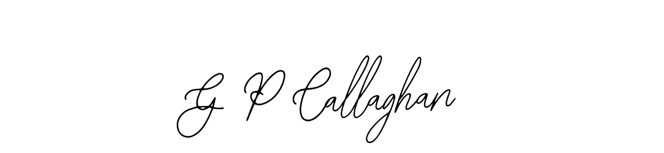 Bearetta-2O07w is a professional signature style that is perfect for those who want to add a touch of class to their signature. It is also a great choice for those who want to make their signature more unique. Get G P Callaghan name to fancy signature for free. G P Callaghan signature style 12 images and pictures png