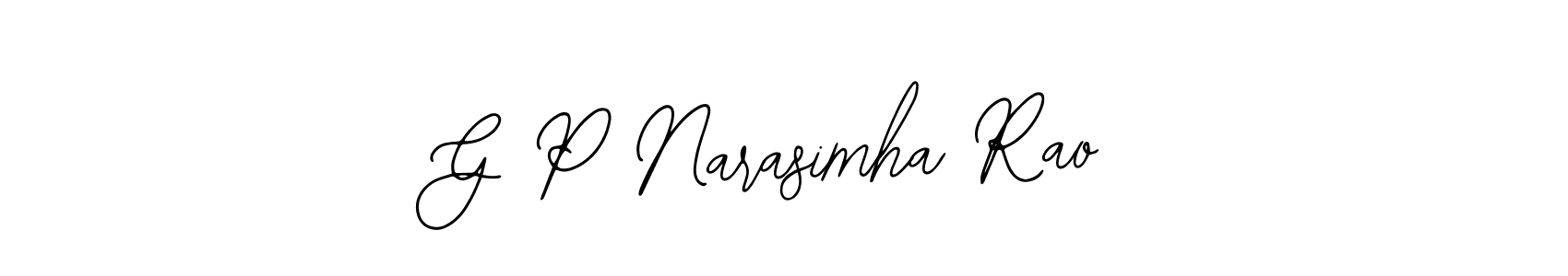 Also You can easily find your signature by using the search form. We will create G P Narasimha Rao name handwritten signature images for you free of cost using Bearetta-2O07w sign style. G P Narasimha Rao signature style 12 images and pictures png