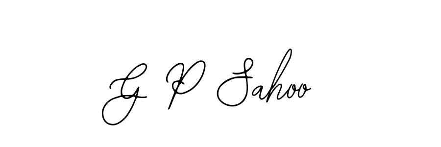 if you are searching for the best signature style for your name G P Sahoo. so please give up your signature search. here we have designed multiple signature styles  using Bearetta-2O07w. G P Sahoo signature style 12 images and pictures png
