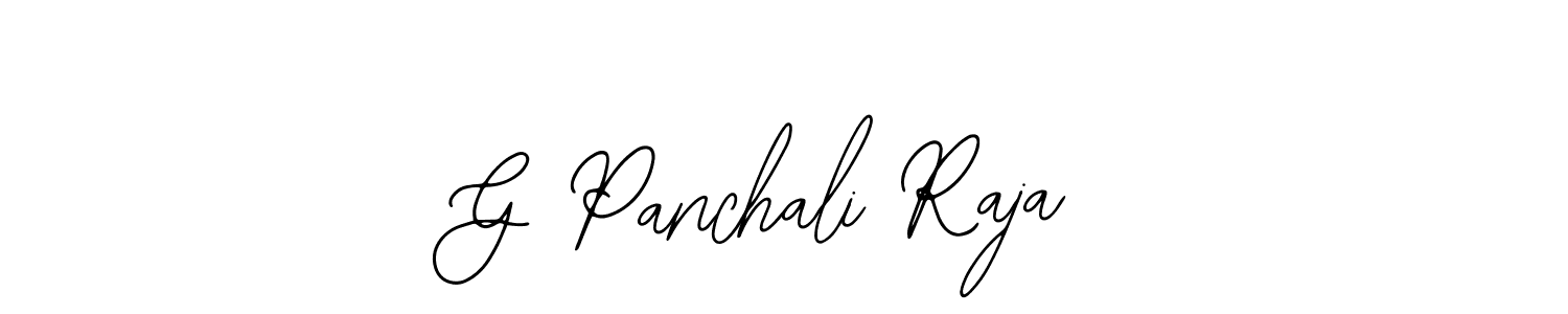 How to make G Panchali Raja signature? Bearetta-2O07w is a professional autograph style. Create handwritten signature for G Panchali Raja name. G Panchali Raja signature style 12 images and pictures png