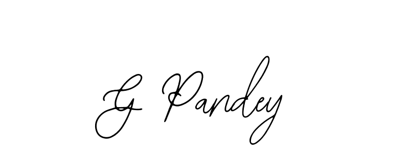 if you are searching for the best signature style for your name G Pandey. so please give up your signature search. here we have designed multiple signature styles  using Bearetta-2O07w. G Pandey signature style 12 images and pictures png