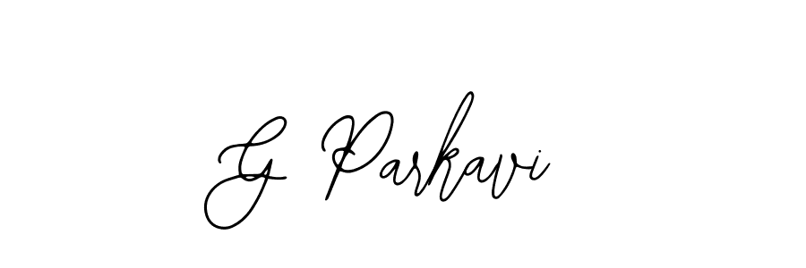 The best way (Bearetta-2O07w) to make a short signature is to pick only two or three words in your name. The name G Parkavi include a total of six letters. For converting this name. G Parkavi signature style 12 images and pictures png