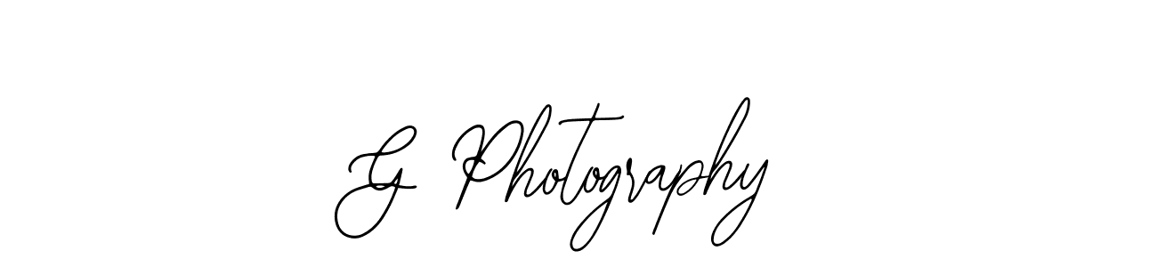 G Photography stylish signature style. Best Handwritten Sign (Bearetta-2O07w) for my name. Handwritten Signature Collection Ideas for my name G Photography. G Photography signature style 12 images and pictures png