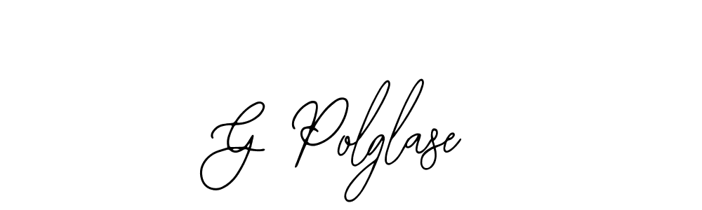 if you are searching for the best signature style for your name G Polglase. so please give up your signature search. here we have designed multiple signature styles  using Bearetta-2O07w. G Polglase signature style 12 images and pictures png