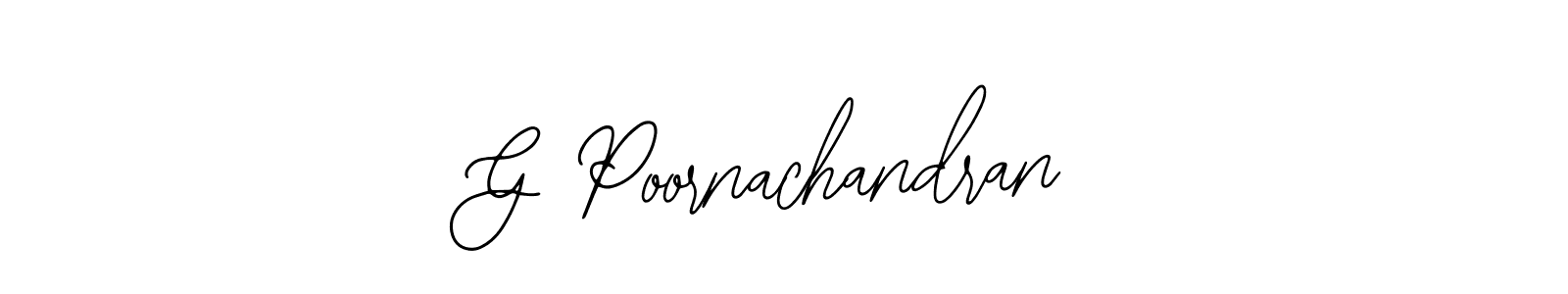 This is the best signature style for the G Poornachandran name. Also you like these signature font (Bearetta-2O07w). Mix name signature. G Poornachandran signature style 12 images and pictures png