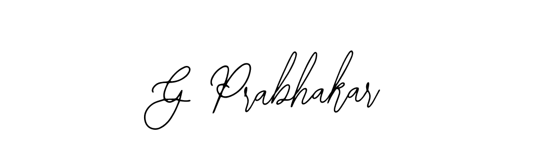 Make a beautiful signature design for name G Prabhakar. Use this online signature maker to create a handwritten signature for free. G Prabhakar signature style 12 images and pictures png