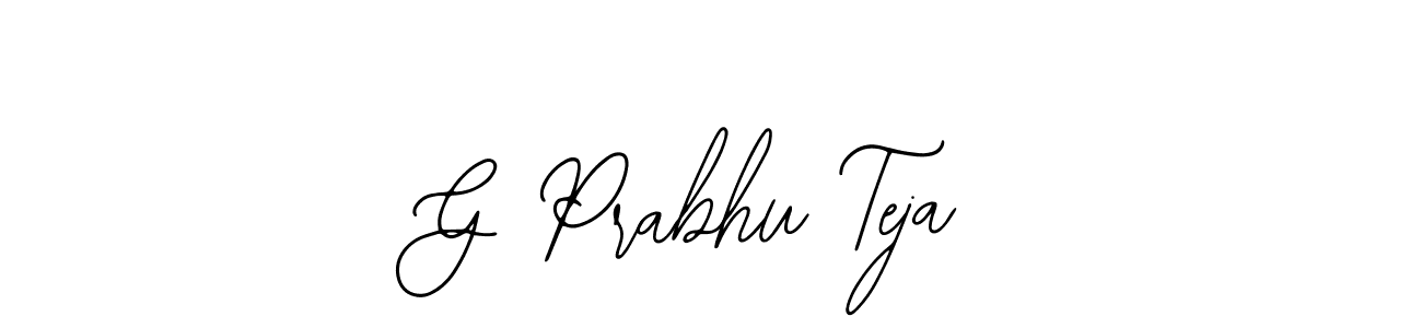 Design your own signature with our free online signature maker. With this signature software, you can create a handwritten (Bearetta-2O07w) signature for name G Prabhu Teja. G Prabhu Teja signature style 12 images and pictures png