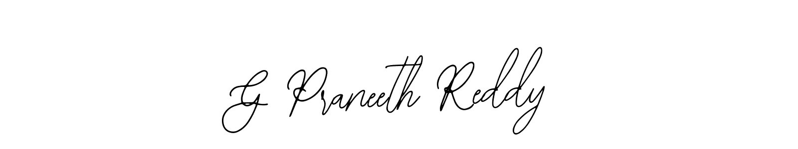 Design your own signature with our free online signature maker. With this signature software, you can create a handwritten (Bearetta-2O07w) signature for name G Praneeth Reddy. G Praneeth Reddy signature style 12 images and pictures png