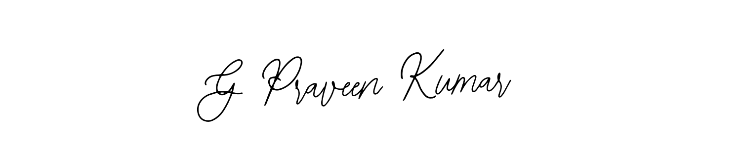 Also we have G Praveen Kumar name is the best signature style. Create professional handwritten signature collection using Bearetta-2O07w autograph style. G Praveen Kumar signature style 12 images and pictures png