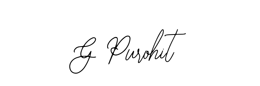 Bearetta-2O07w is a professional signature style that is perfect for those who want to add a touch of class to their signature. It is also a great choice for those who want to make their signature more unique. Get G Purohit name to fancy signature for free. G Purohit signature style 12 images and pictures png