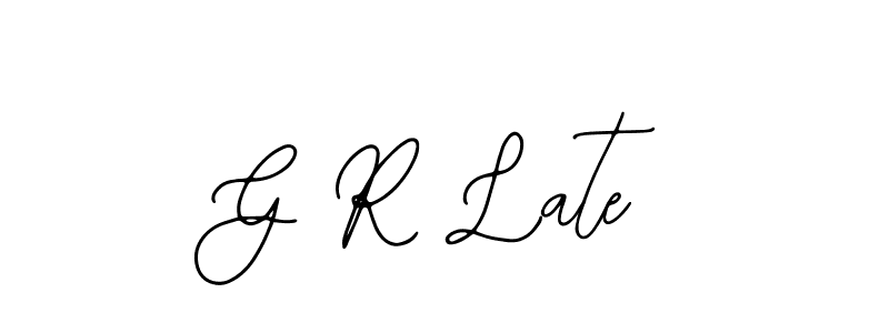 It looks lik you need a new signature style for name G R Late. Design unique handwritten (Bearetta-2O07w) signature with our free signature maker in just a few clicks. G R Late signature style 12 images and pictures png
