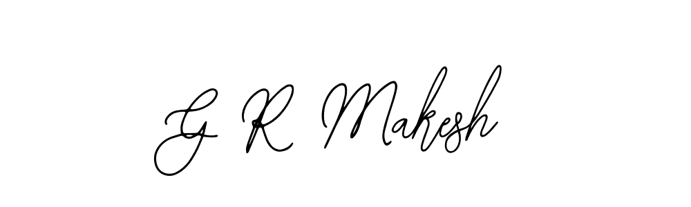 Similarly Bearetta-2O07w is the best handwritten signature design. Signature creator online .You can use it as an online autograph creator for name G R Makesh. G R Makesh signature style 12 images and pictures png