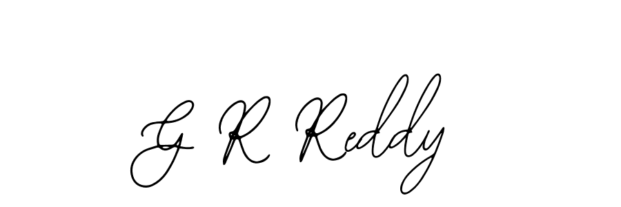 You should practise on your own different ways (Bearetta-2O07w) to write your name (G R Reddy) in signature. don't let someone else do it for you. G R Reddy signature style 12 images and pictures png