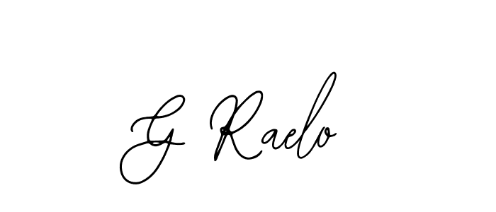 Make a beautiful signature design for name G Raelo. Use this online signature maker to create a handwritten signature for free. G Raelo signature style 12 images and pictures png