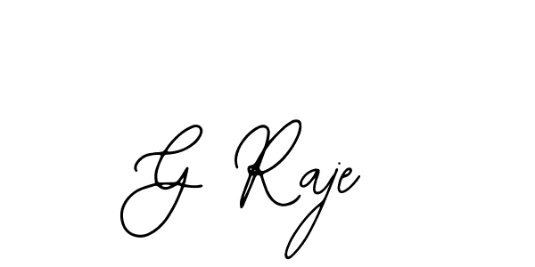 Create a beautiful signature design for name G Raje. With this signature (Bearetta-2O07w) fonts, you can make a handwritten signature for free. G Raje signature style 12 images and pictures png