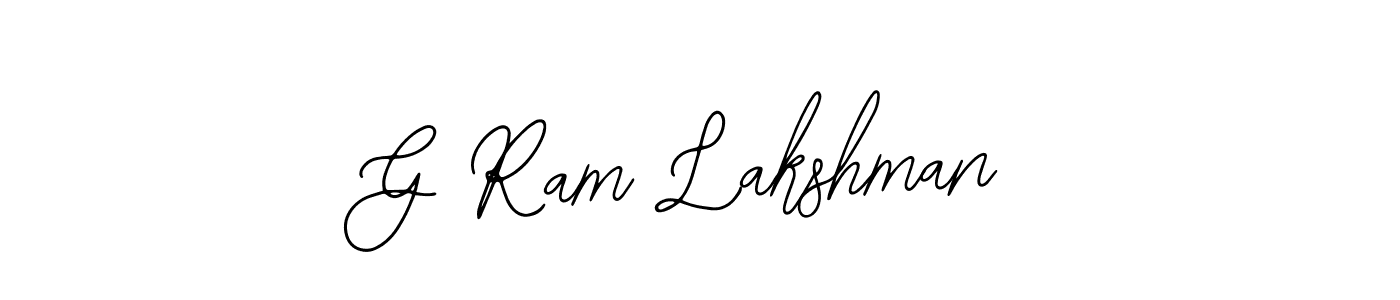 Make a short G Ram Lakshman signature style. Manage your documents anywhere anytime using Bearetta-2O07w. Create and add eSignatures, submit forms, share and send files easily. G Ram Lakshman signature style 12 images and pictures png
