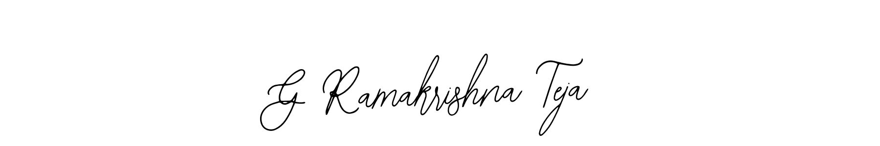 G Ramakrishna Teja stylish signature style. Best Handwritten Sign (Bearetta-2O07w) for my name. Handwritten Signature Collection Ideas for my name G Ramakrishna Teja. G Ramakrishna Teja signature style 12 images and pictures png