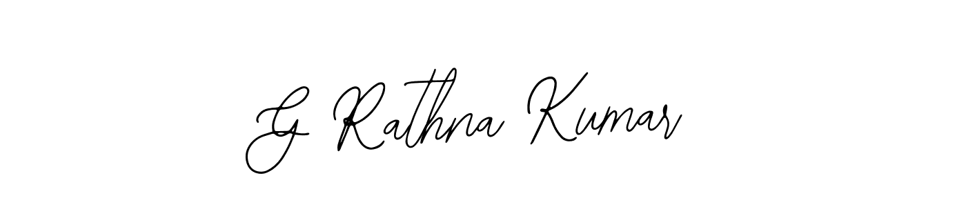 Also You can easily find your signature by using the search form. We will create G Rathna Kumar name handwritten signature images for you free of cost using Bearetta-2O07w sign style. G Rathna Kumar signature style 12 images and pictures png