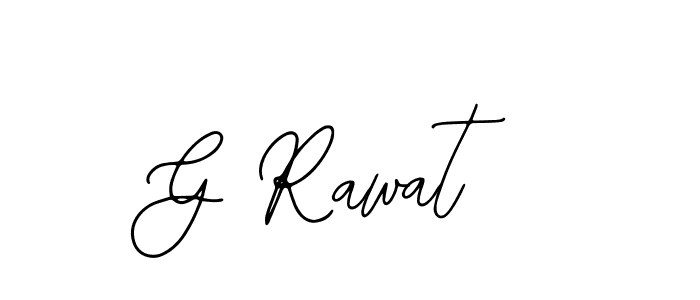 How to make G Rawat signature? Bearetta-2O07w is a professional autograph style. Create handwritten signature for G Rawat name. G Rawat signature style 12 images and pictures png