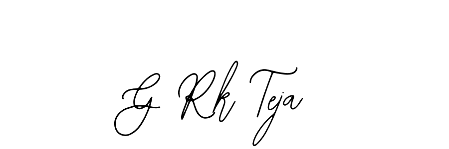 Make a beautiful signature design for name G Rk Teja. With this signature (Bearetta-2O07w) style, you can create a handwritten signature for free. G Rk Teja signature style 12 images and pictures png