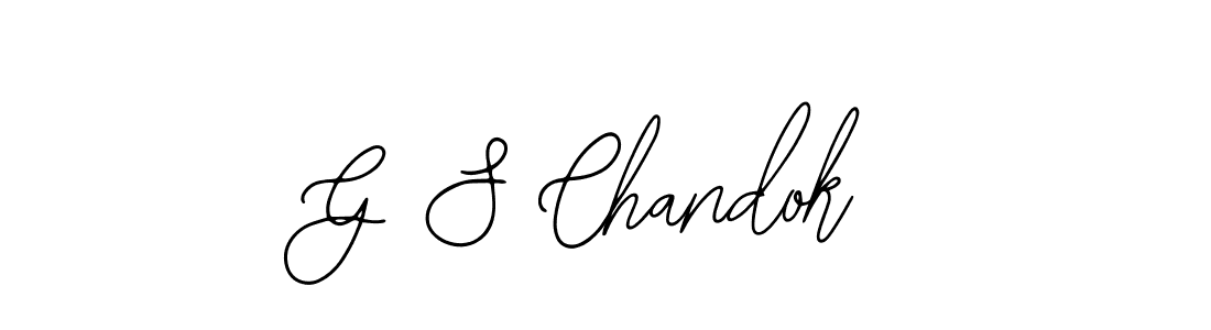 Make a beautiful signature design for name G S Chandok. With this signature (Bearetta-2O07w) style, you can create a handwritten signature for free. G S Chandok signature style 12 images and pictures png