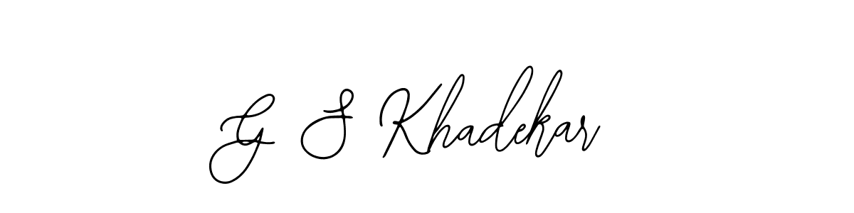 It looks lik you need a new signature style for name G S Khadekar. Design unique handwritten (Bearetta-2O07w) signature with our free signature maker in just a few clicks. G S Khadekar signature style 12 images and pictures png